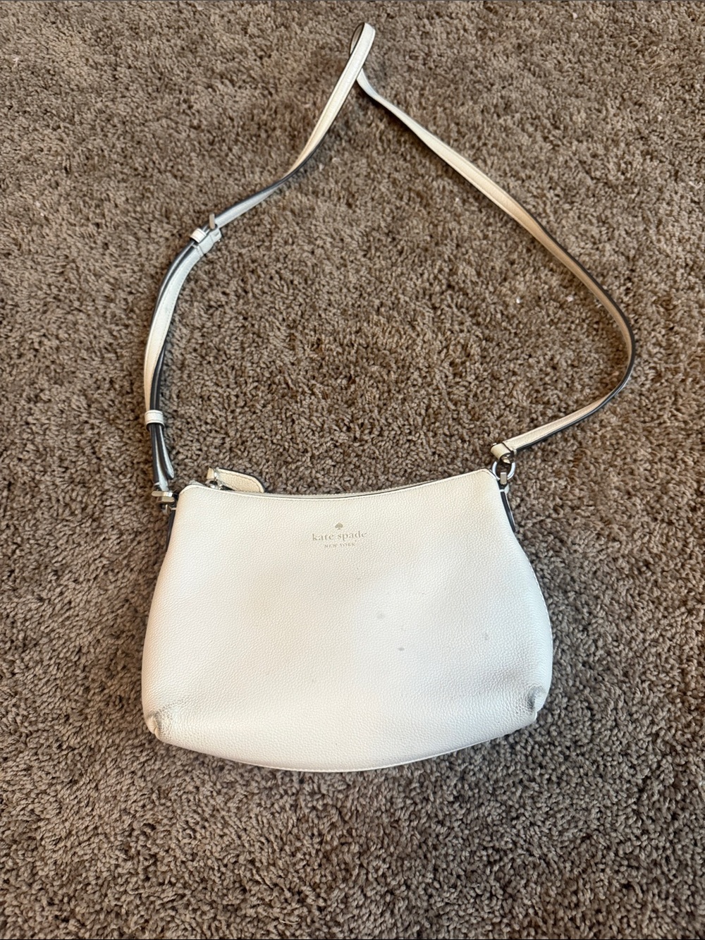 Kate spade white crossbody bag